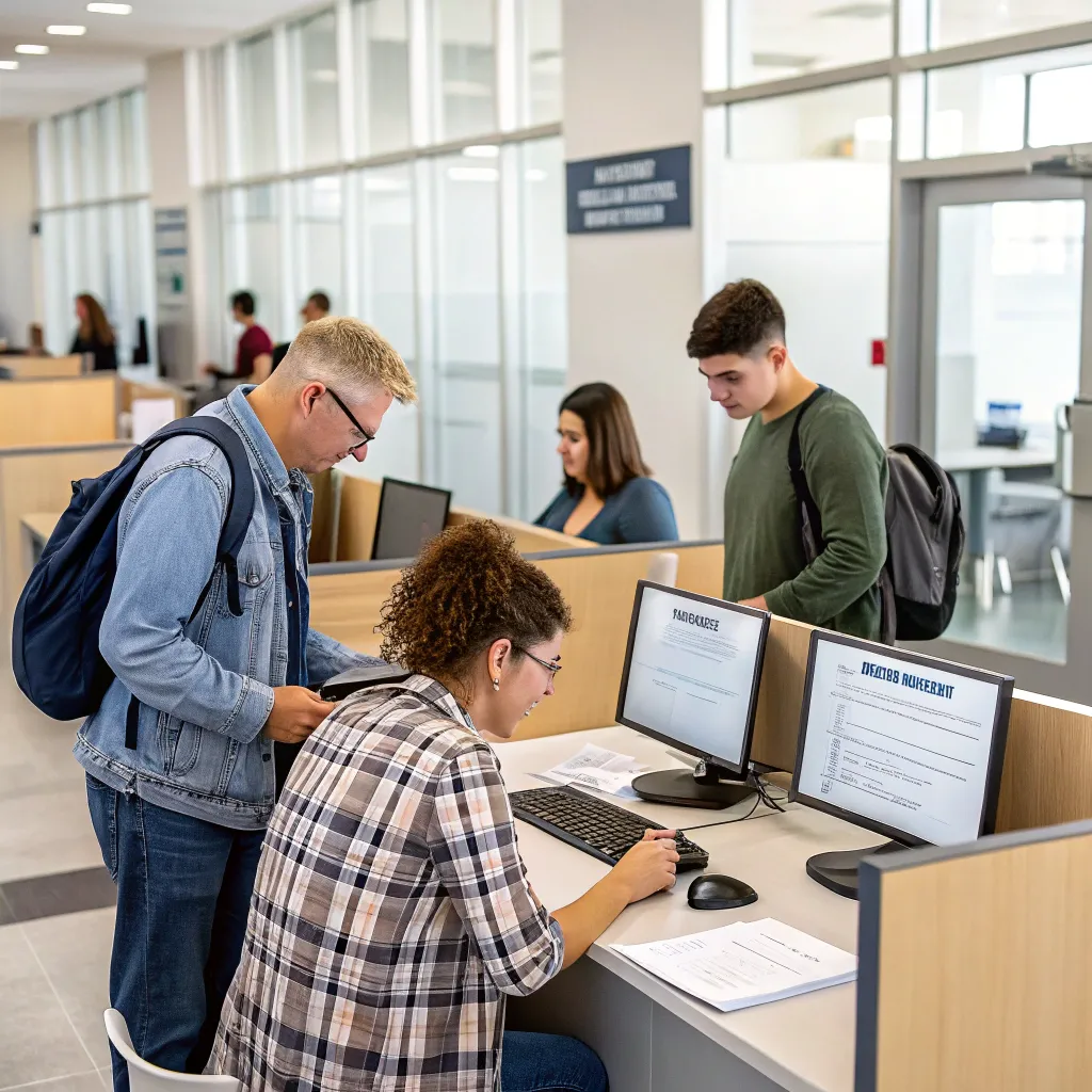Enrollment process illustration